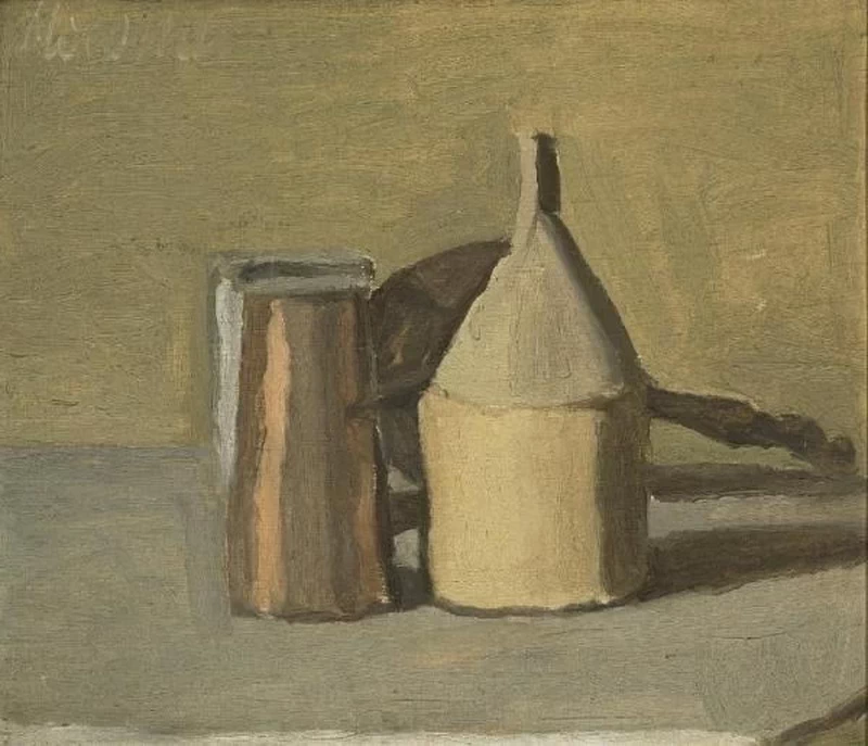 Natura morta con bottiglia e bicchiere - Galleria d'Arte Moderna, Milano